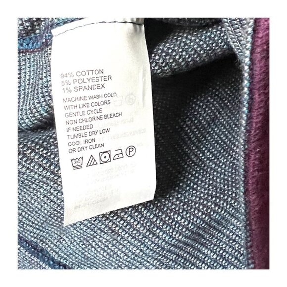 Tommy Bahama Mens Plum Half Zip Knit Reversible Long Sleeve Pullover Sz L New - Picture 11 of 13